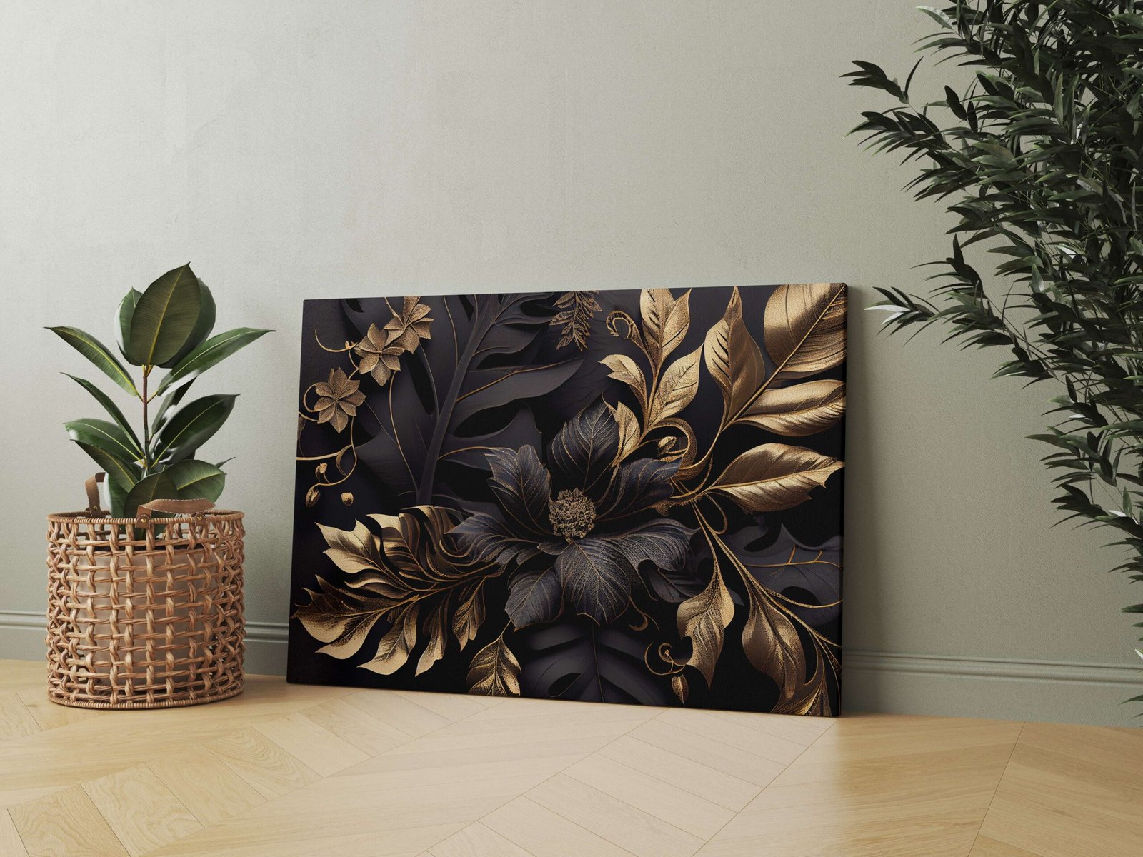 Elegant Framed Canvas Paintings for Home Decoration - Image 3